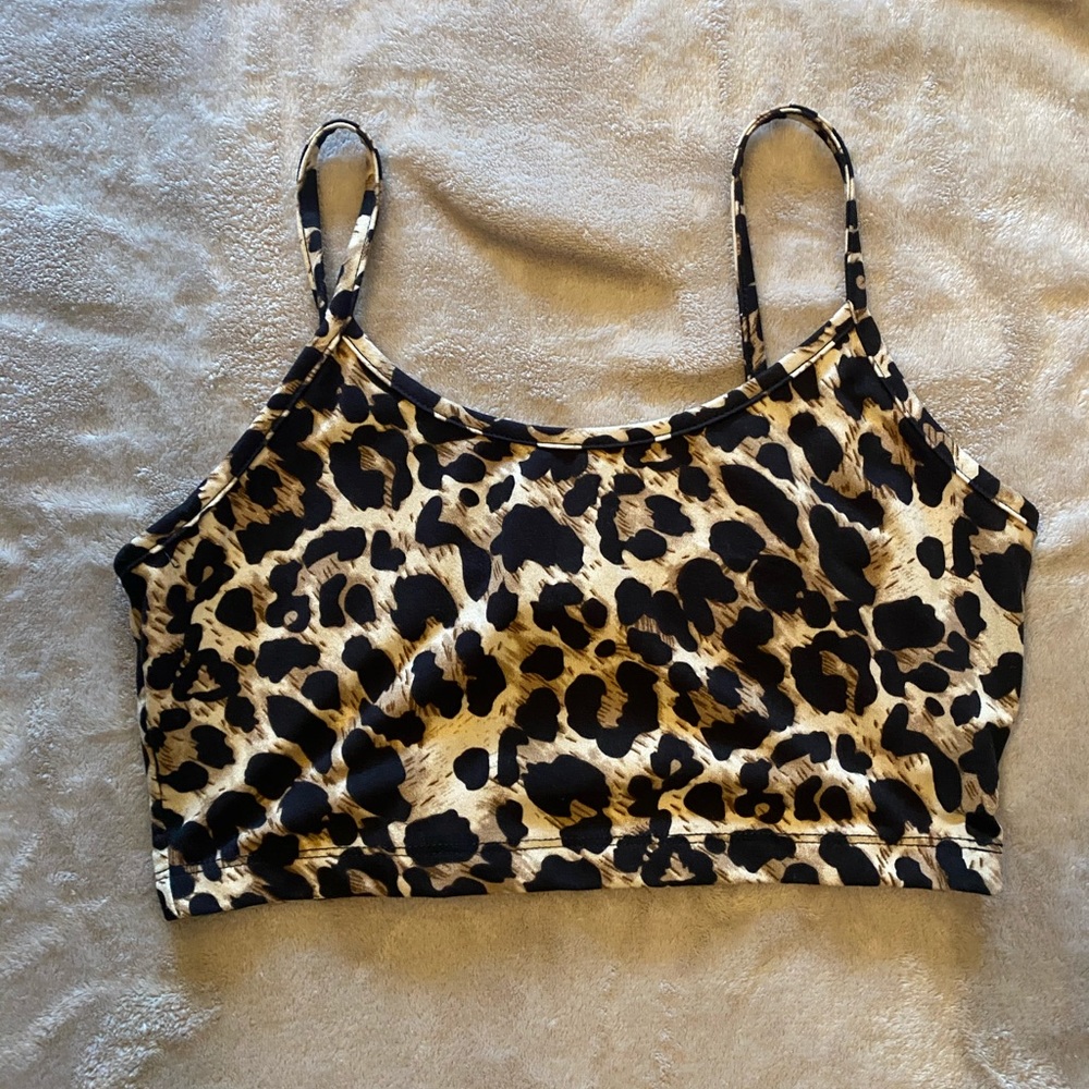 Shein cheetah print tank
